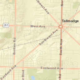 Tallmadge Street Map