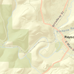Reynoldsville Street Map