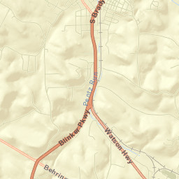 Sandy Street Map