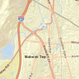 Mahwah Street Map