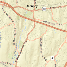 Monsey Street Map