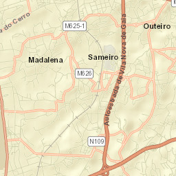 Gulpilhares Street Map