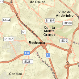 Canelas Street Map