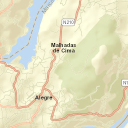 Alpendurada Street Map