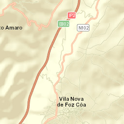 Vila Nova de Foz Côa Street Map