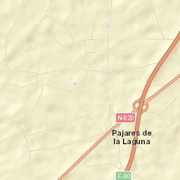 Pajares de la Laguna Street Map