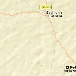 Espino de la Orbada Street Map