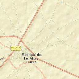 Madrigal de las Altas Torres Street Map