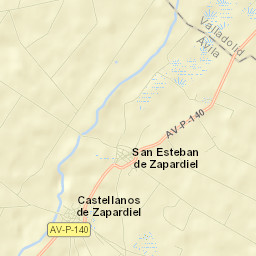 Castellanos de Zapardiel Street Map