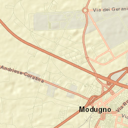 Modugno Street Map