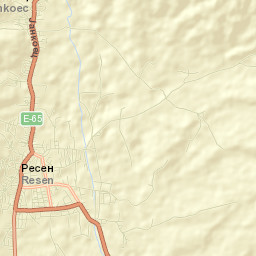 Resen Street Map