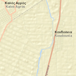Kalós Agrós Street Map
