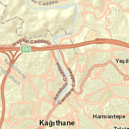 Kâğıthane Street Map