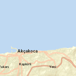 Akçakoca Street Map
