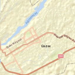 Qazax Street Map