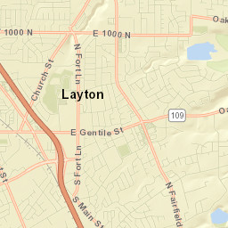 Layton Street Map