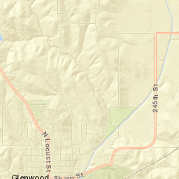 Glenwood Street Map
