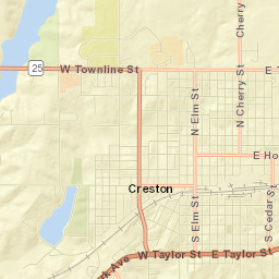 Creston Street Map