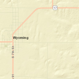 Wyoming Street Map