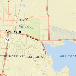 Rochester Street Map