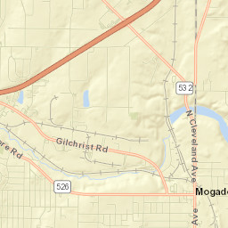 Mogadore Street Map