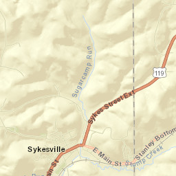 Sykesville Street Map