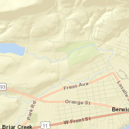 1640 Orange Street, Berwick, PA 18603 Street Map