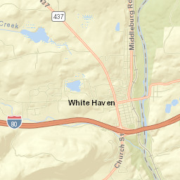 White Haven Street Map