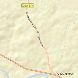 Valverdón Street Map
