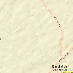 Bercial de Zapardiel Street Map