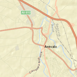 Arévalo Street Map