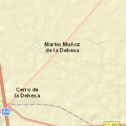 Martín Muñoz de la Dehesa Street Map
