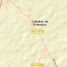Cabañas de Polendos Street Map