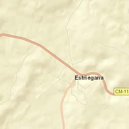 Estriégana Street Map