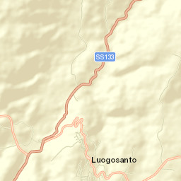 Luogosanto Street Map