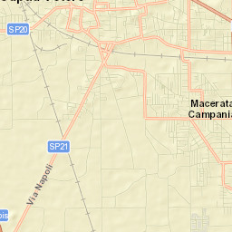 Macerata Campania Street Map