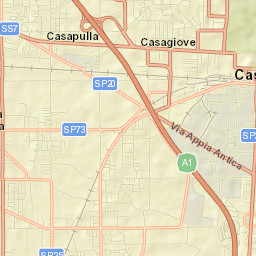 Casapulla Street Map
