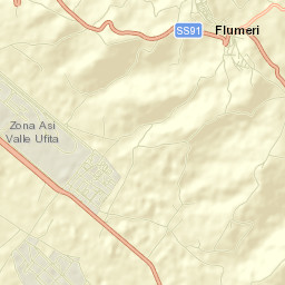 Flumeri Street Map