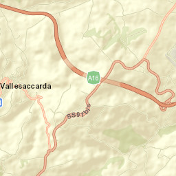 Vallesaccarda Street Map