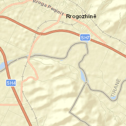 Rrogozhinë Street Map