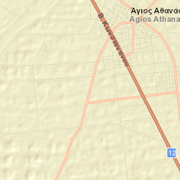 Ágios Athanásios Street Map