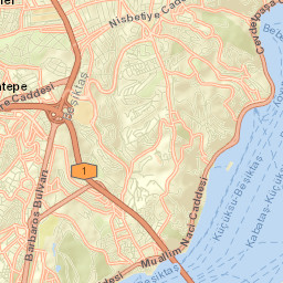 Beşiktaş Street Map
