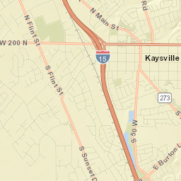 Kaysville Street Map