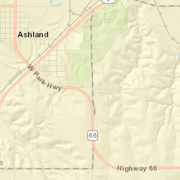 Ashland Street Map