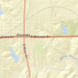 Osceola Street Map