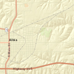 2-198 West U.S. Highway 34, Albia, IA  Street Map