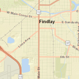Findlay Street Map