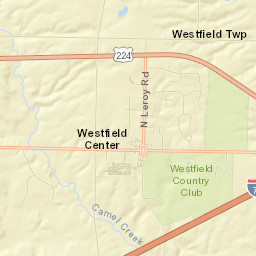 Westfield Center Street Map
