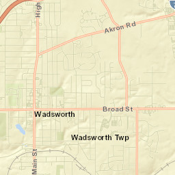 Wadsworth Street Map