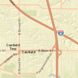 Canfield Street Map